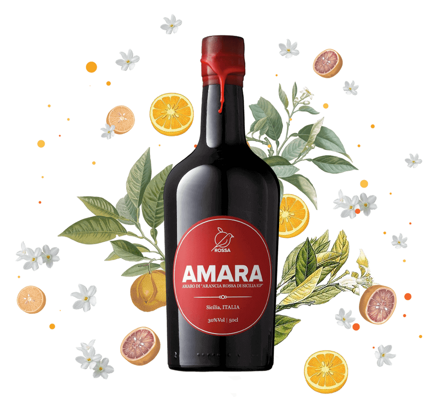 'Amara' Amaro Di Arancia Rossa 50 CL-Dudi Wine