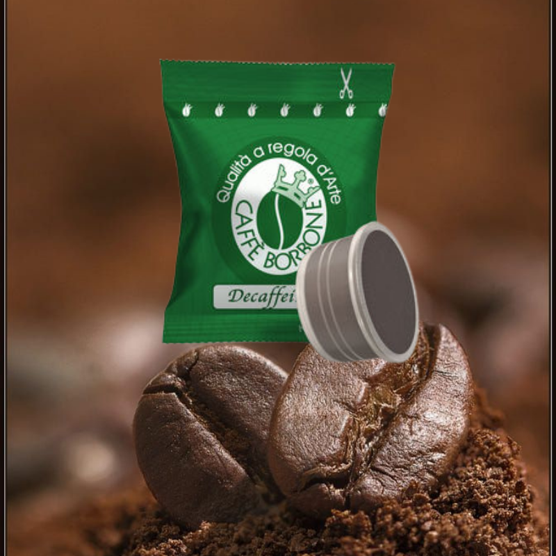 Capsule Borbone Compatibili Miscela VERDE DEK - Confezione 50 capsule