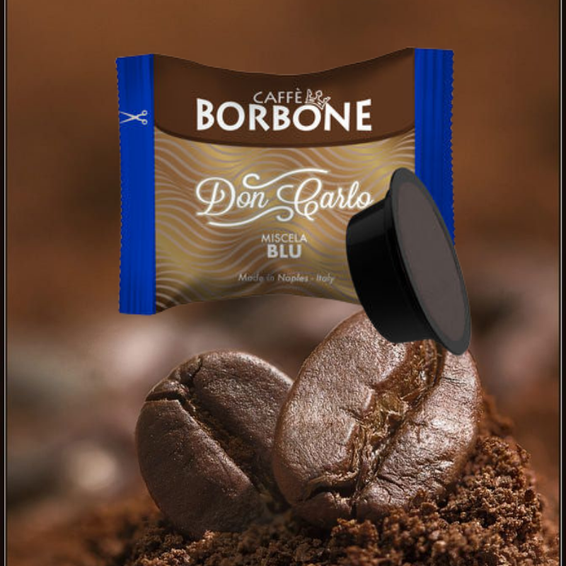 Capsule Borbone Compatibili Don Carlo Miscela BLU - Confezione 50 capsule