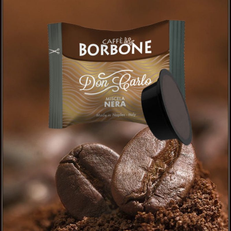 Capsule Borbone Compatibili Don Carlo Miscela NERA - Confezione 50 capsule