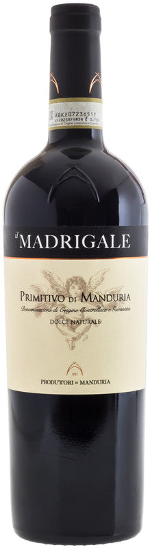 'Madrigale' Dolce Naturale Primitivo Di Manduria DOCG 2018 - Produttori Di Manduria-Dudi Wine