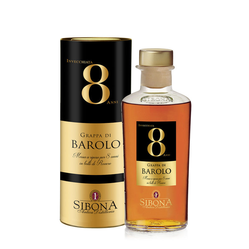 Grappa Di Barolo Riserva Invecchiata 8 Anni (Astucciata) 50 CL - Sibona-Dudi Wine