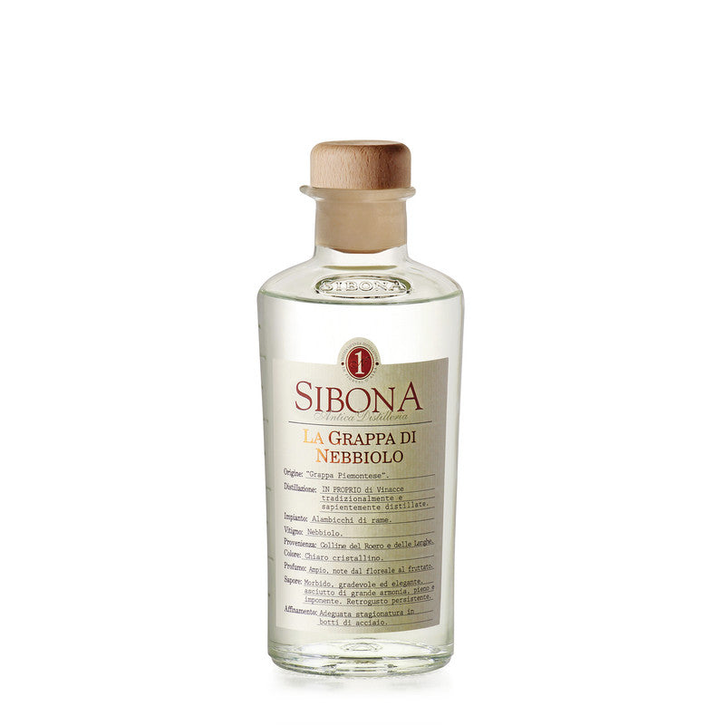 Grappa Di Nebbiolo 50 CL - Sibona-Dudi Wine