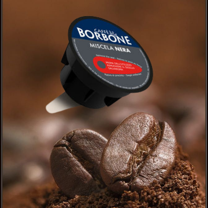 Capsule Borbone Compatibili DolceRE Miscela NERA - Confezione 90 capsule